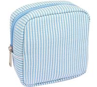 FFpaw Mini bolsa de maquillaje, pequeñas bolsas de maquillaje para bolso, bonita bolsa de cosméticos con bolsillos deslizantes, pequeña bolsa de aseo de viaje, bolsa de almacenamiento de maquillaje