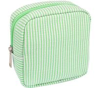 FFpaw Mini bolsa de maquillaje, pequeñas bolsas de maquillaje para bolso, bonita bolsa de cosméticos con bolsillos deslizantes, pequeña bolsa de aseo de viaje, bolsa de almacenamiento de maquillaje