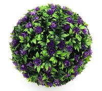 Ffsaacol Bola de Plantas Topiario Artificial Decorativa, Bolas de Boj Falsas Sin Mantenimiento, Realistas, Resistentes a los Rayos UV, a Prueba de Clima 2, 7in/18cm
