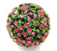 Ffsaacol Bola de Plantas Topiario Artificial Decorativa, Bolas de Boj Falsas Sin Mantenimiento, Realistas, Resistentes a los Rayos UV, a Prueba de Clima 4,5in/13cm