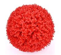 Ffsaacol Bolas de Topiario de Plantas Artificiales Color Realista, Bola de Follaje Artificial Verde para Exterior, Bolas de Césped Artificial Color Realista para Patio B, 14inch/36cm