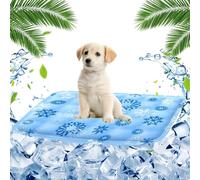 FFTANXS Cama Fria para Perros y Gatos, Manta Refrescante 40 x 50 cm, Ideal para Mascotas en Verano (Nieve)
