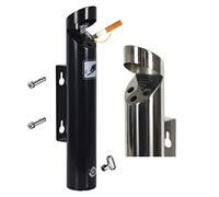 FFTDCYHT Acero Inoxidable cenicero cenicero de cenicero para Lugares públicos de colabas de Cigarrillos comerciales de Gran Capacidad, Llave de Repuesto de cenicero montado en la Pared
