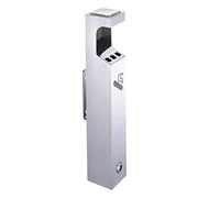 FFTDCYHT Cenicero Montado En La Pared Comercial para Exteriores De Acero Inoxidable para Fumar Cigarrillos, De Pie