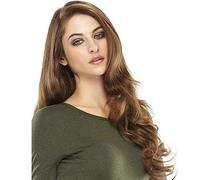FFWIGS WBBS Tresillo Rubia Sintético Pelucas Largo Natural Ola Cabello por Mujer Calor Resistente Fibra Reemplazo Pelucas 25" 250G