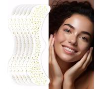 FFWTPY 6 Hojas Tatuajes Temporales Dorados Pegatinas Decorativas para Rostro y Cuerpo con Efecto Brillo para Maquillaje Artístico y Festival