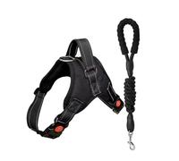 FFWTPY Arnés Ajustable Tipo Chaleco Reflectante Correa Elástica Acolchada Control Mascotas Paseo Entrenamiento Seguridad Canino