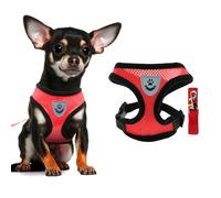 FFWTPY Arnés Chaleco Malla Transpirable Ajustable Pequeños Medianos Perros Cachorros Chihuahua Correa Paseo Seguro Control