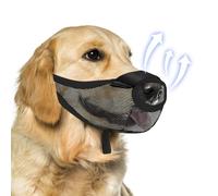 FFWTPY Bozal Malla Transpirable Ajustable Mascotas Hocico Protector Seguridad Razas Grandes Medianas Pequeñas Entrenamiento Paseo Visitas Veterinario