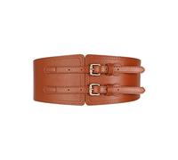 FFWTPY Cinturón Corsé Ancho Elástico Ajustable Doble Hebilla Metálica Elegante Complemento Vestidos Blusas