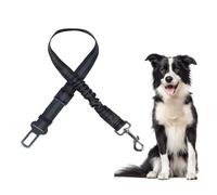 FFWTPY Cinturón Elástico Seguridad Mascota Ajustable Coche Arnés Perro Viaje Protección Automóvil Hebilla Resistente Nylon Duradero Gancho Metálico
