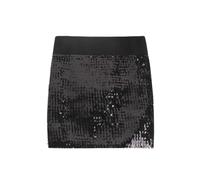 FFWTPY Faldas Nujer Verano de Lentejuelas Minifalda Sexy Moda Elásticas Cintura Alta EleganteFalda para Fiesta Halloween Carnaval Disfraz (Negro)