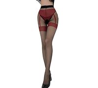 FFWTPY Medias Mujer Liguero Sexy Transparentes Diseño Elegante Rejilla Medias Finas Pantys Suaves moda Estilizada Accesorios para Fiesta