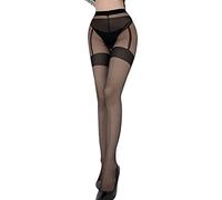 FFWTPY Medias Mujer Liguero Sexy Transparentes Diseño Elegante Rejilla Medias Finas Pantys Suaves moda Estilizada Accesorios para Fiesta