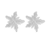 FFWTPY Pendientes Flor Texturizada Grandes Dorados Joyería Mujer Elegante Estilo Bohemio Accesorios Primavera Verano