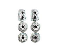 Ffwtpy Pendientes Largos De Cuentas Y Lentejuelas Diseño Artesanal Pendientes Colgantes Para Mujer Joyería Bohemia Accesorios De Moda Pendientes De Fiesta