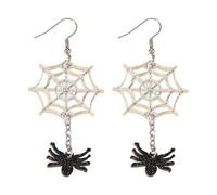 FFWTPY Pendientes Mujer Punk de Animales Goth Araña Exagerada Colgante Halloween Moda Decoraciones Joyería Hipoalergénico para Mujeres y Niñas