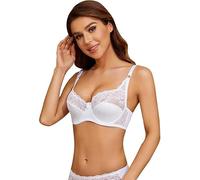 FFWTPY Sujetadores Mujer sin Aros Push up Encaje Elegante Sujetador sin Costuras Comodidad Forma Natural Soporte Óptimo Tirantes Ajustables Ropa Interior Diaria