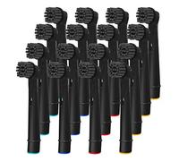 FFYan Cabezal de cepillo de dientes eléctrico de carbón de bambú para Oral B, cabezal de cepillo de repuesto para cepillo de dientes giratorio eléctrico Oral B(Paquete de 16)