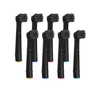 FFYan Cabezal de cepillo de dientes eléctrico de carbón de bambú para Oral B, cabezal de cepillo de repuesto para cepillo de dientes giratorio eléctrico Oral B(Paquete de 8)