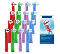 FFYan cabezal de cepillo de dientes para Oral B, 16 cabezales de cepillo de dientes eléctricos para niños para cepillo de dientes eléctrico recargable Braun con paquete