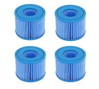 FFyan Juego de filtros de Agua de Cartucho 4 Pieces de Piscina de Repuesto para Bestway tamaño Vi Cartucho Compatible Lay-Z-SPA Miami Vegas Palm Springs París Mónaco