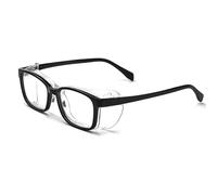 FGAQLUK Gafas Alérgicas Al Polen for Adultos, Gafas Integrales, Luz Azul Y Antivaho, Montura De Silicona Extraíble, Adecuadas for Personas Con Ojos Sensibles (Color : Negro)