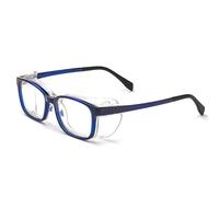 FGAQLUK Gafas Alérgicas Al Polen for Adultos, Gafas Integrales, Luz Azul Y Antivaho, Montura De Silicona Extraíble, Adecuadas for Personas Con Ojos Sensibles (Color : Azul)