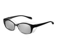 FGAQLUK Gafas Alérgicas Al Polen, Gafas De Sol Polarizadas, Gafas Antivaho De Luz Azul, Protección Tridimensional, Adecuadas For Personas con Ojos Sensibles(Color:Negro)