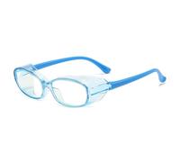 FGAQLUK Gafas Antipolen For Niños, Gafas Antiluz Azul, Gafas Envolventes Con Montura Sellada, Antivaho Y Antiaerosol, Adecuadas For Gafas De Seguridad For Niños (Color : Azul)
