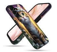 FGDRFGRW Funda diseñada para Samsung Galaxy A17 5G, funda de TPU + PC de 2 capas, funda protectora a prueba de golpes - Cat Daisy
