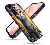 FGDRFGRW Funda diseñada para Samsung Galaxy A34 5G, funda de TPU + PC de 2 capas, funda protectora a prueba de golpes - Cat Daisy