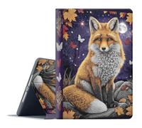 FGDRFGRW Funda para iPad Pro de 13 pulgadas 2025/2024 (8ª/7ª generación, M5/M4), soporte ajustable, función de encendido y apagado automático, cubierta de protección de cuerpo completo - Fox Moon