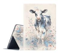 FGDRFGRW Funda para Samsung Galaxy Tab A7 de 10.4 pulgadas 2022/2020 modelo SM-T503/509/T500/T505/T507, función de encendido y apagado automático, cubierta de protección de cuerpo completo, flor de