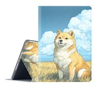FGDRFGRW Shiba Inu - Funda para Samsung Galaxy Tab S10 Lite/S10 FE/S9 FE/S9 de 10.9/11 pulgadas (2025/2023), soporte ajustable, función de encendido y apagado automático, cubierta de protección de