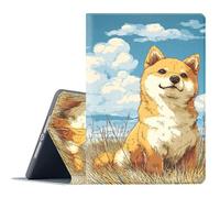 FGDRFGRW Shiba Inu - Funda para Samsung Galaxy Tab S10 Lite/S10 FE/S9 FE/S9 de 10.9/11 pulgadas (2025/2023), soporte ajustable, función de encendido y apagado automático, cubierta de protección de