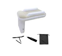 FGDTREE 1 juego de cama de avión de viaje para bebé, función de flocado suave, fácil instalación en minutos, barandilla segura para vacaciones familiares, cama inflable ligera de PVC