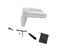 FGDTREE 1 juego de cama de avión de viaje para bebé, función de flocado suave, fácil instalación en minutos, barandilla segura para vacaciones familiares, cama inflable ligera de PVC