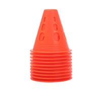 FGDTREE 10 conos de marcador de patinaje, coloridos resistentes al viento, marcador de agilidad para entrenamiento de patinaje sobre ruedas, bloque de carretera pequeño