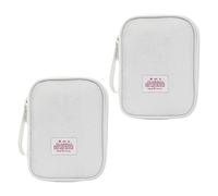 FGDTREE 2 organizadores portátiles de almacenamiento médicos con diseño a prueba de golpes y múltiples bolsillos para gestión de suministros, organizadores de viaje ligeros