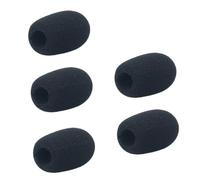 FGDTREE 5 fundas profesionales para parabrisas de micrófono, almohadilla de espuma antiinterferencia, sonido transparente, equipo de sala de conferencias, esponjas protectoras de micrófono profesional