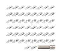 FGDTREE 50 piezas de tornillos antideslizantes para neumáticos, tacos para bicicleta, pinchos de neumáticos, picos de nieve, antideslizantes, tornillos de hielo para neumáticos
