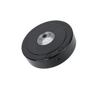 FGDTREE Base giratoria LED multicolor para exhibición de joyas, soporte giratorio de luz LED para presentación de esculturas de cristal