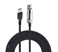 FGDTREE Cable universal tipo C a XLR de 3 pines para auriculares Q701, K712, K702, K240, K240 II, K141 y K17 para modelos de sonido nítido