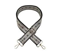 FGDTREE Correa ancha ajustable con patrón étnico de repuesto para correa de bolsa de moda, g