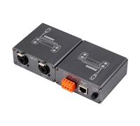 FGDTREE Extensor de música a Ethernet XLR de 6,5 mm con aislamiento de 800 V para un funcionamiento seguro para estudios, eventos en vivo, sonidos