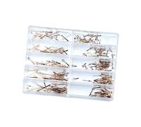 FGDTREE Juego de manecillas de reloj para horas, minutos y segundos con mecanismo de montaje rápido para actualizaciones eficientes, manecillas de movimiento de reloj impermeables, oro rosa