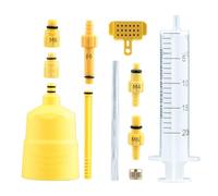 FGDTREE Kit de purga de aceite de freno de disco hidráulico, herramientas para bicicletas, aceite mineral, disco hidráulico, juego de herramientas profesionales, reparación de bicicletas