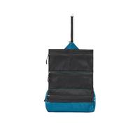 FGDTREE Neceser de viaje plegable, organizador portátil de cosméticos con múltiples compartimentos, impermeable, portátil para el hogar y, Blue, SizeApprox.23.5x11x8cm/9.25x4.33x3.15inches