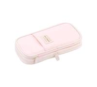 FGDTREE Organizador de lápices de diseño coreano simple con gran almacenamiento, estuche de suministros escolares y de oficina para bolígrafos, marcadores, herramientas de arte, bolsa organizadora de